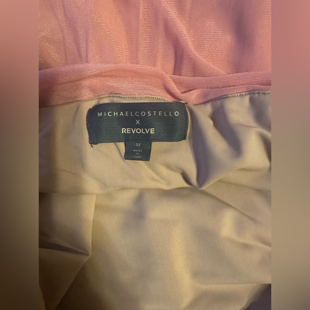Michael Costello Peach Backless Dress - Picture 5 of 6